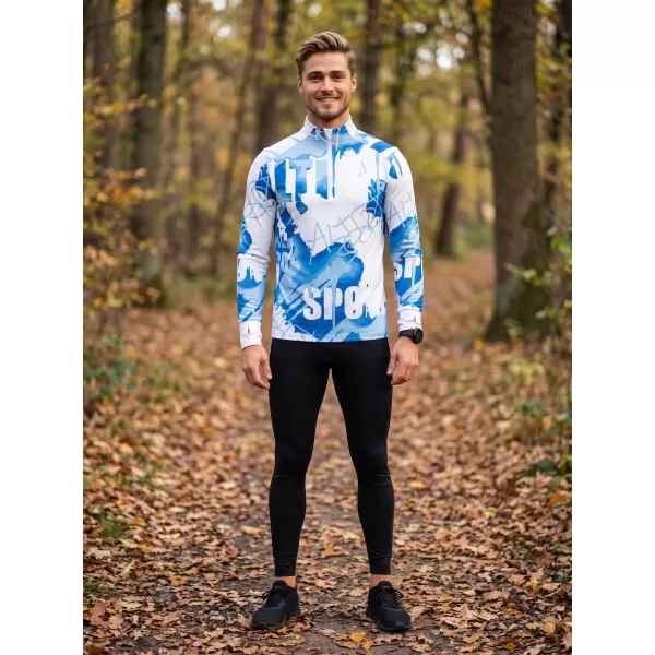  Pánská sportovní mikina premium plus ALTISPORT VOJ/ALM076MI04 ICE 