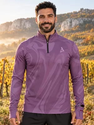 Pánská sportovní mikina premium plus ALTISPORT VOJ/ALM072MI04 FIALOVÁ