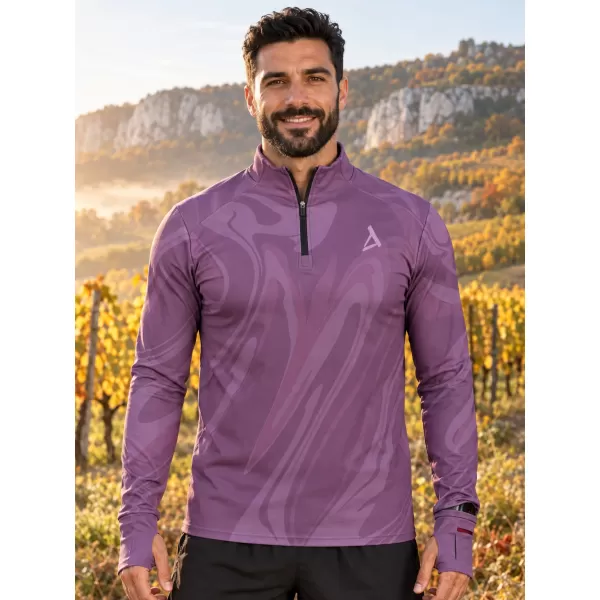  Pánská sportovní mikina premium plus ALTISPORT VOJ/ALM072MI04 FIALOVÁ 