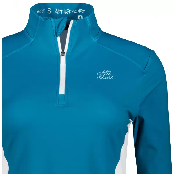  Dámská sportovní mikina premium plus ALTISPORT VOJ/ALW078MI04 PETROLEJOVÁ 
