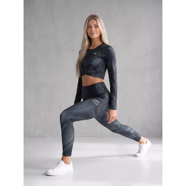  Dámské dlouhé legíny premium ALTISPORT VOJ/ALW072LEG01 BLACK 