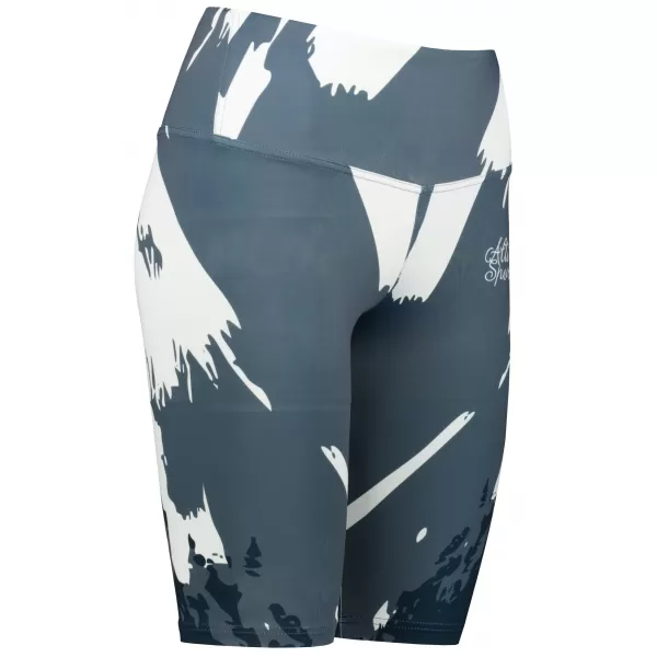  Dámské legíny nad kolena premium ALTISPORT VOJ/ALW081LEG02 ČERNÁ-ŠEDÁ 
