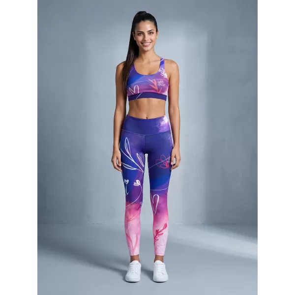  Dámské dlouhé legíny premium ALTISPORT VOJ/ALW083LEG01 FIALOVÁ 