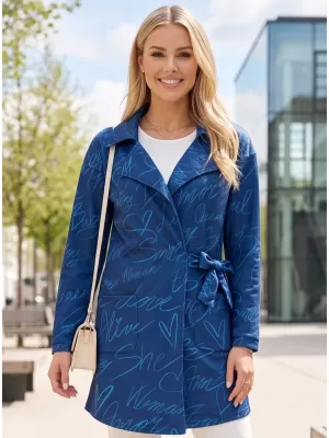 Dámské mikinové sáčko premium Altisport VOJ/ALW084MI05 MODRÁ