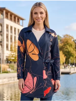 Dámské mikinové sáčko premium Altisport VOJ/ALW086MI05 ČERNÁ-ORANŽOVÁ