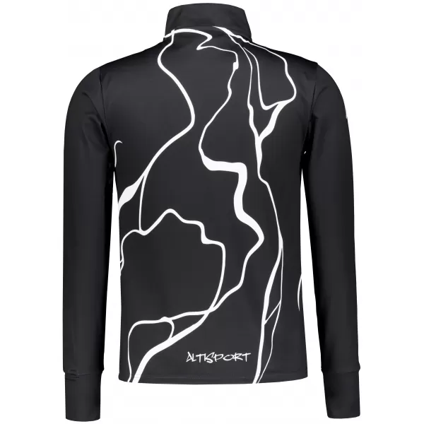  Pánská sportovní mikina premium plus ALTISPORT VOJ/ALM073MI04 ČERNÁ 