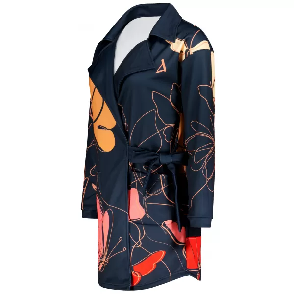  Dámské mikinové sáčko premium Altisport VOJ/ALW086MI05 ČERNÁ-ORANŽOVÁ 
