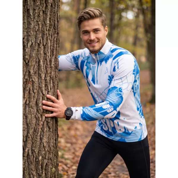  Pánská sportovní mikina premium plus ALTISPORT VOJ/ALM076MI04 ICE 