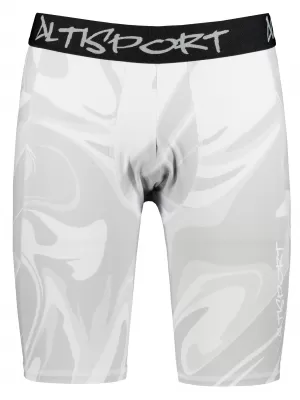 Pánské sportovní legíny nad kolena premium ALTISPORT VOJ/ALM072LEG02 GRAY