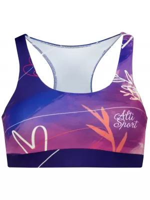 Dámská sportovní podprsenka premium ALTISPORT VOJ/ALW083POD01 FIALOVÁ