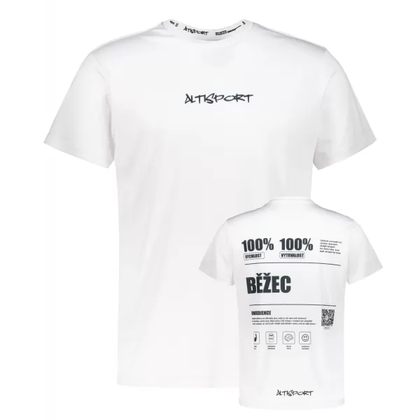  Pánské funkční triko premium ALTISPORT BĚŽEC VOJ/ALM091TR01 BÍLÁ 