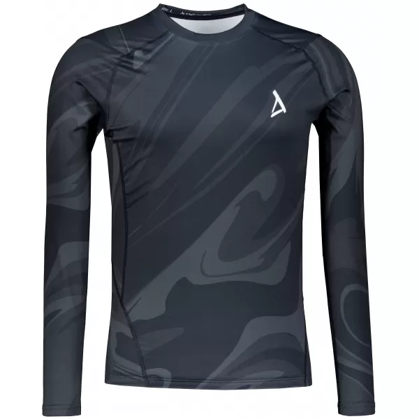 Pánské funkční kompresní tričko s dlouhým rukávem premium ALTISPORT VOJ/ALM072TR03 ČERNÁ 