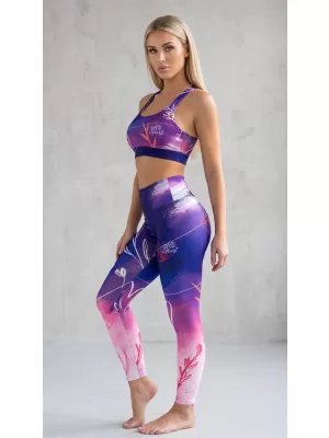 Dámská sportovní podprsenka premium ALTISPORT VOJ/ALW083POD01 FIALOVÁ