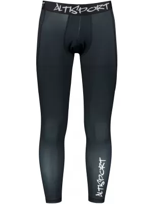Pánské sportovní legíny dlouhé premium ALTISPORT VOJ/ALM000LEG01 ČERNÁ