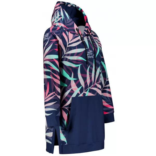  Dámská funkční prodloužená mikina premium ALTISPORT VOJ/ALW094MI03 RŮŽOVÁ/MINT 
