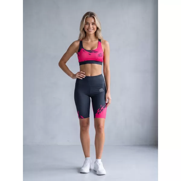 Dámská sportovní podprsenka premium ALTISPORT VOJ/ALW081POD01 HOT-PINK 
