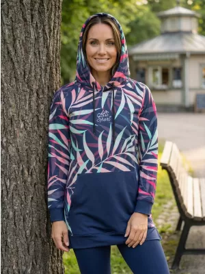 Dámská funkční prodloužená mikina premium ALTISPORT VOJ/ALW094MI03 RŮŽOVÁ/MINT