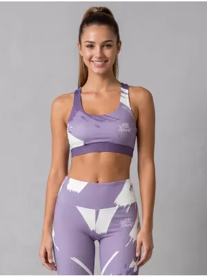 Dámská sportovní podprsenka premium ALTISPORT VOJ/ALW081POD01 FIALOVÁ