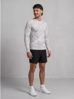Pánské funkční kompresní tričko s dlouhým rukávem premium ALTISPORT VOJ/ALM072TR03 GRAY