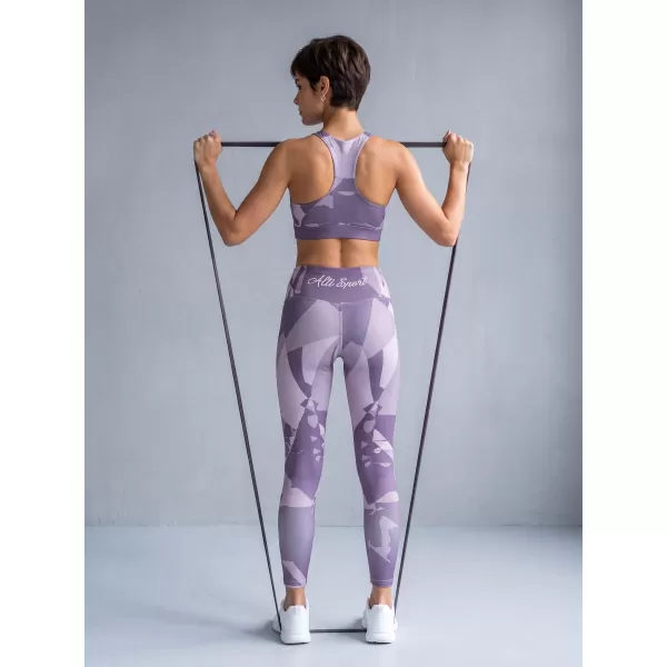  Dámská sportovní podprsenka premium ALTISPORT VOJ/ALW080POD01 ŠEDÁ-FIALOVÁ 