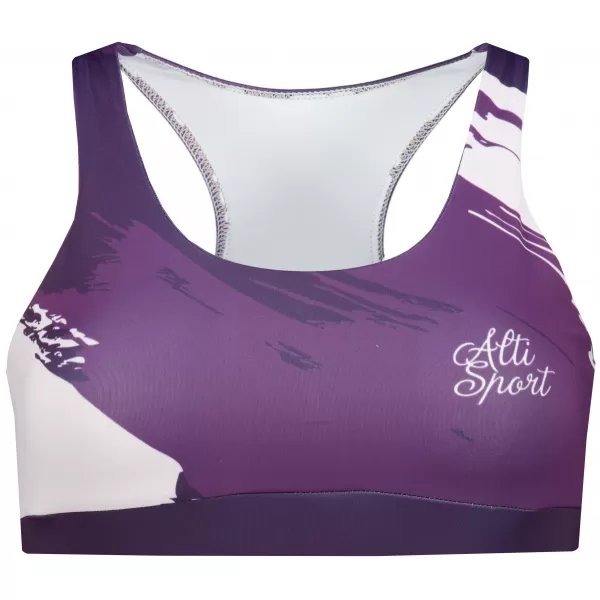  Dámská sportovní podprsenka premium ALTISPORT VOJ/ALW081POD01 TMAVĚ FIALOVÁ 