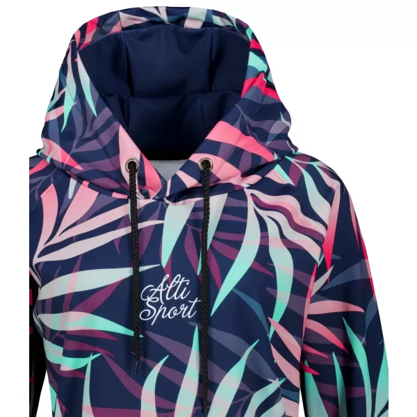  Dámská funkční prodloužená mikina premium ALTISPORT VOJ/ALW094MI03 RŮŽOVÁ/MINT 