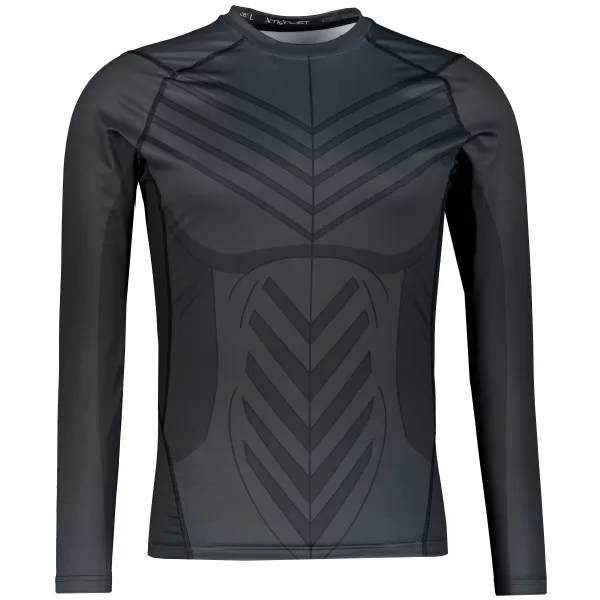  Pánské funkční kompresní tričko s dlouhým rukávem premium ALTISPORT VOJ/ALM095TR03 ČERNÁ 