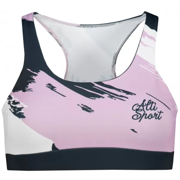  Dámská sportovní podprsenka premium ALTISPORT VOJ/ALW081POD01 ČERNÁ-RŮŽOVÁ 
