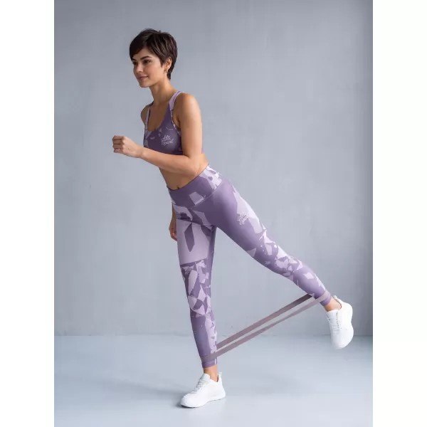  Dámská sportovní podprsenka premium ALTISPORT VOJ/ALW080POD01 ŠEDÁ-FIALOVÁ 