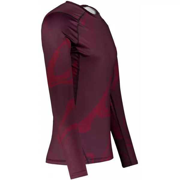  Pánské funkční kompresní tričko s dlouhým rukávem premium ALTISPORT VOJ/ALM072TR03 WINE-RED 