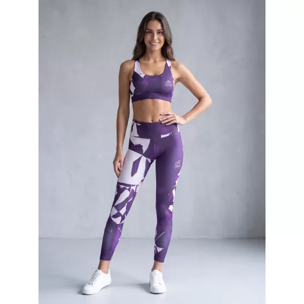  Dámská sportovní podprsenka premium ALTISPORT VOJ/ALW080POD01 TMAVĚ FIALOVÁ 