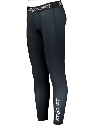 Pánské sportovní legíny dlouhé premium ALTISPORT VOJ/ALM000LEG01 ČERNÁ