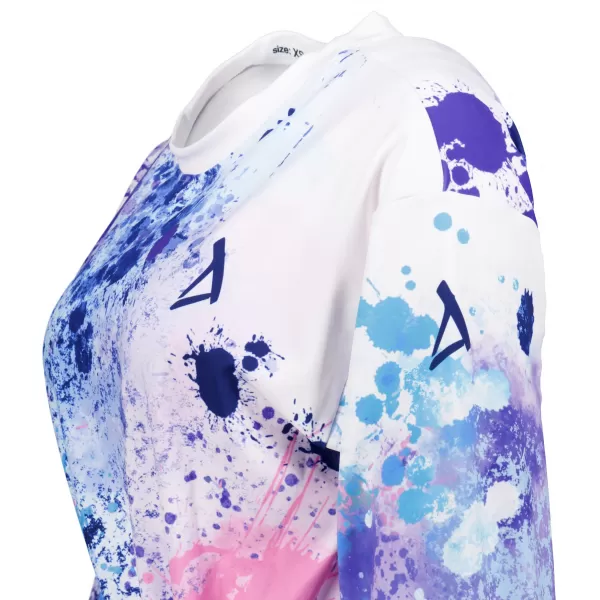  Dámská funkční cropped mikina premium ALTISPORT VOJ/ALW055MI08 FIALOVÁ/MODRÁ 