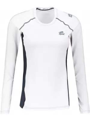 Dámské funkční tričko s dlouhým rukávem premium ALTISPORT VOJ/ALW078TR03 BÍLÁ