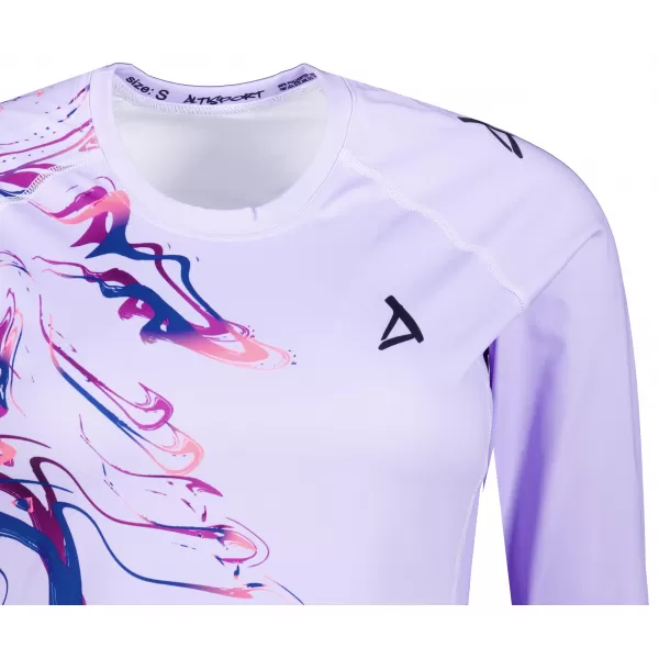  Dámské funkční tričko s dlouhým rukávem premium ALTISPORT VOJ/ALW064TR03 LILA 