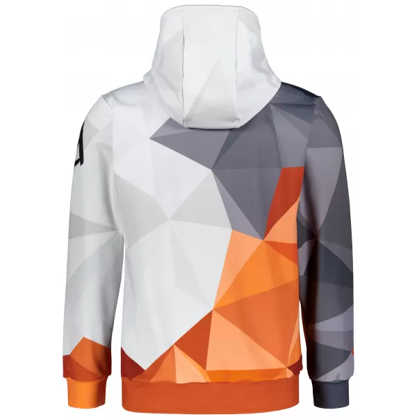  Pánská funkční mikina premium ALTISPORT VOJ/ALM007MI01 ORANŽOVÁ/ŠEDÁ 