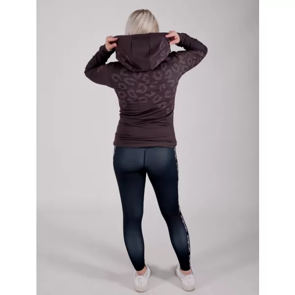  Dámská funkční mikina premium ALTISPORT VOJ/ALW047MI01 TMAVĚ HNĚDÁ 