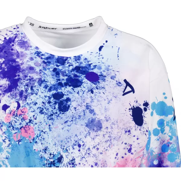  Dámská funkční cropped mikina premium ALTISPORT VOJ/ALW055MI08 FIALOVÁ/MODRÁ 