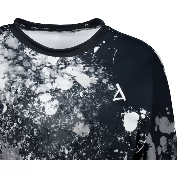  Dámská funkční cropped mikina premium ALTISPORT VOJ/ALW055MI08 ČERNOBÍLÁ 