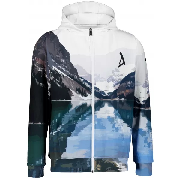  Pánská funkční mikina na zip premium ALTISPORT VOJ/ALM030MI02 HORA/ZELENÁ 