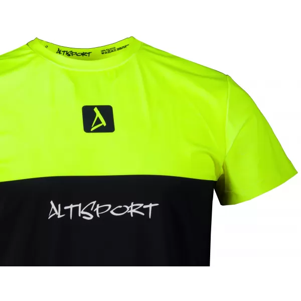  Pánské funkční triko premium plus  ALTISPORT VOJ/ALM051TR02 NEON-YELLOW 