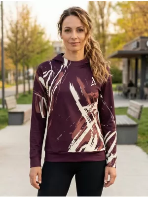 Dámská funkční mikina premium ALTISPORT VOJ/ALW074MI01 RUDÁ