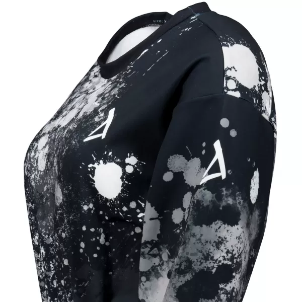  Dámská funkční cropped mikina premium ALTISPORT VOJ/ALW055MI08 ČERNOBÍLÁ 