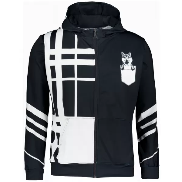  Pánská funkční mikina na zip premium ALTISPORT VOJ/ALM098MI02 SHIBA 
