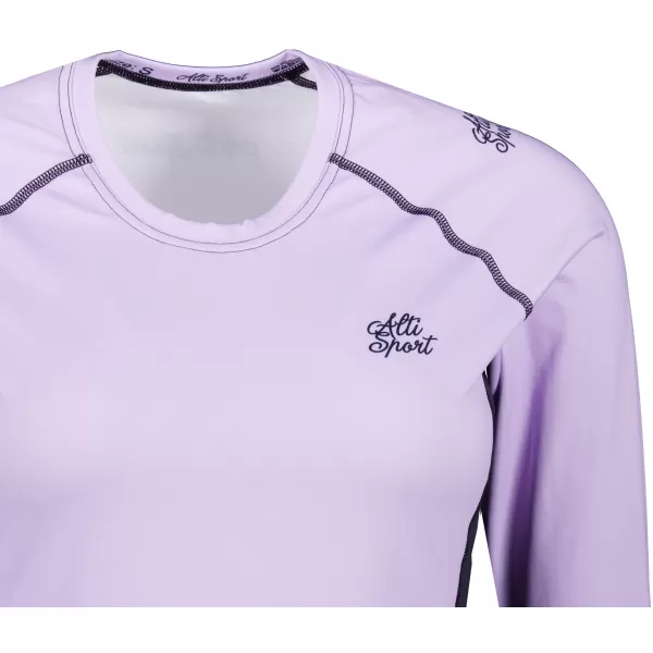  Dámské funkční tričko s dlouhým rukávem premium ALTISPORT VOJ/ALW078TR03 LILA 