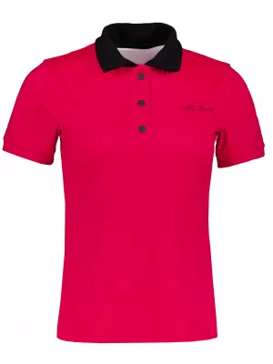 Dámské funkční tričko s límečkem premium ALTISPORT VOJ/ALW075TR05 BRIGHT-RED