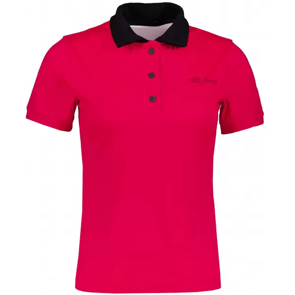  Dámské funkční tričko s límečkem premium ALTISPORT VOJ/ALW075TR05 BRIGHT-RED 