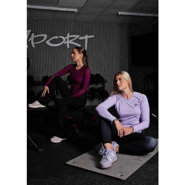  Dámské funkční tričko s dlouhým rukávem premium ALTISPORT VOJ/ALW078TR03 WINE-RED 