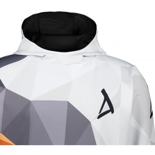 Pánská funkční mikina premium ALTISPORT VOJ/ALM007MI01 ORANŽOVÁ/ŠEDÁ 