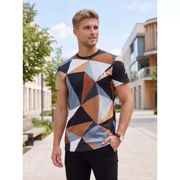  Pánské funkční triko premium plus  ALTISPORT VOJ/ALM007TR02 ČERNOHNĚDÁ 